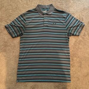 Under Armour Playoff Polo - Gray/Blue - Medium (M)